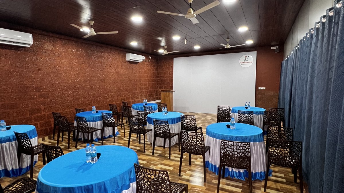 AC Conference Hall Aashrayam Hotels Honnavar near Murudeshwar